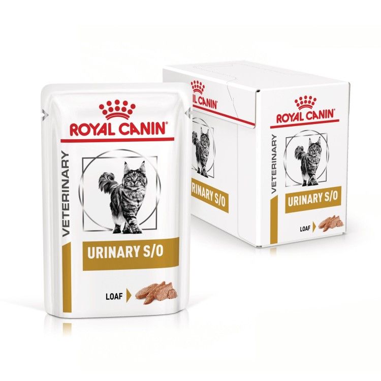 ROYAL CANIN Urinary S/O, dieta veterinara pisici, sistem urinar, (pate), 12x85 g (Diete Veterinare - Pisici)