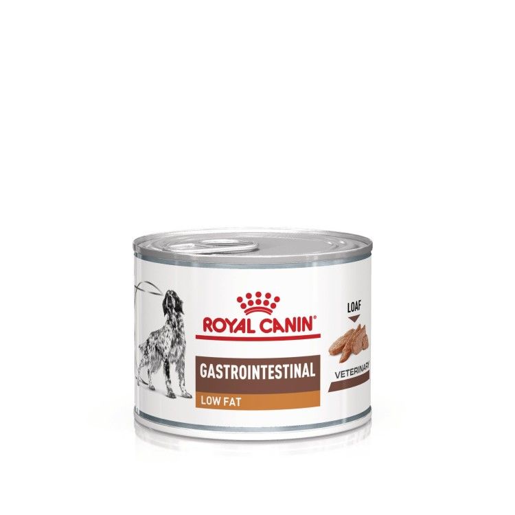 ROYAL CANIN Gastrointestinal Low Fat, XS-XL, dieta veterinara, conserva hrana umeda caini, sistem digestiv, (pate), 200 g (Diete Veterinare - Caini)