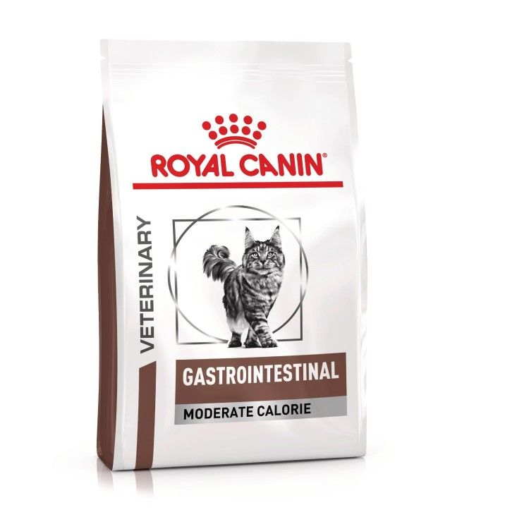 ROYAL CANIN Gastrointestinal Moderate Calorie, dieta veterinara pisici, sistem digestiv, 4 kg (Diete Veterinare - Pisici)