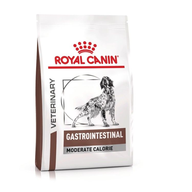 ROYAL CANIN Gastrointestinal Moderate Calorie, XS-XL, dieta veterinara, hrana uscata caini, sistem digestiv, 2 kg (Diete Veterinare - Caini)