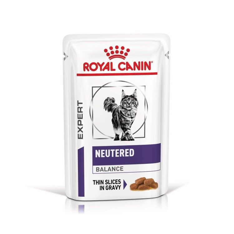 ROYAL CANIN Neutered Weight Balance, dieta veterinara pisici, managementul greutatii, 85 g (Diete Veterinare - Pisici)