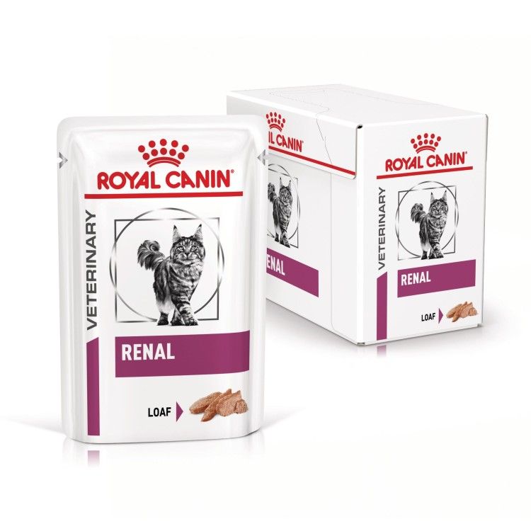 ROYAL CANIN Renal Loaf, dieta veterinara pisici, sistem renal, (pate), 12x85 g (Diete Veterinare - Pisici)