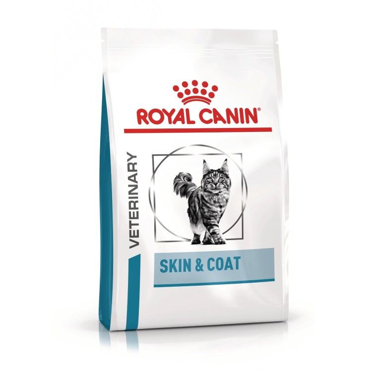 ROYAL CANIN Skin & Coat, formula veterinara pisici, afectiuni dermatologice, 1.5 kg (Diete Veterinare - Pisici)