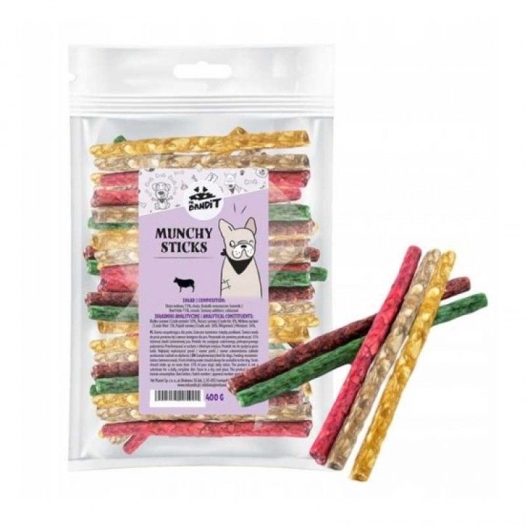 Mr. Bandit, Munchy Sticks, Mediu, 600 g