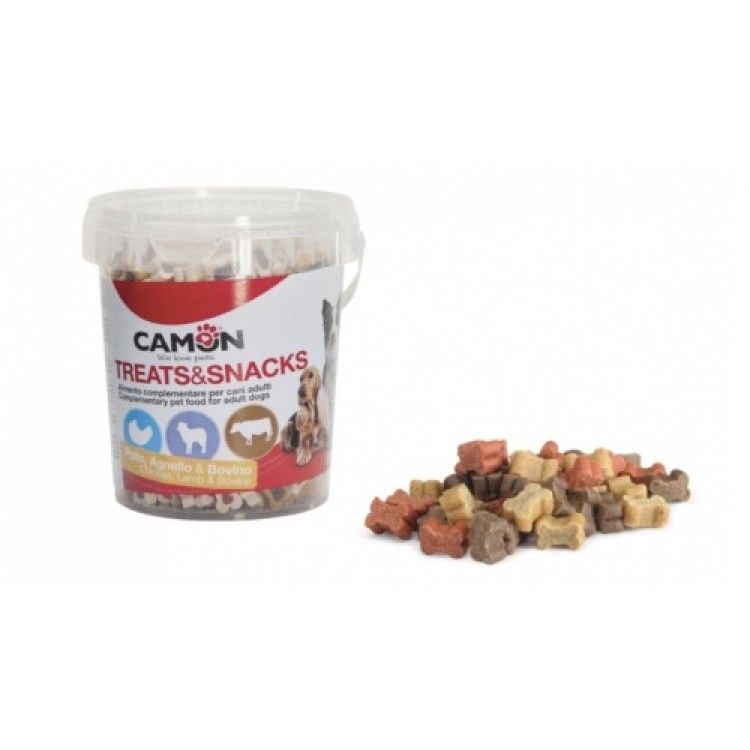 CAM-AE057 SNACKS MINI BONES 500G