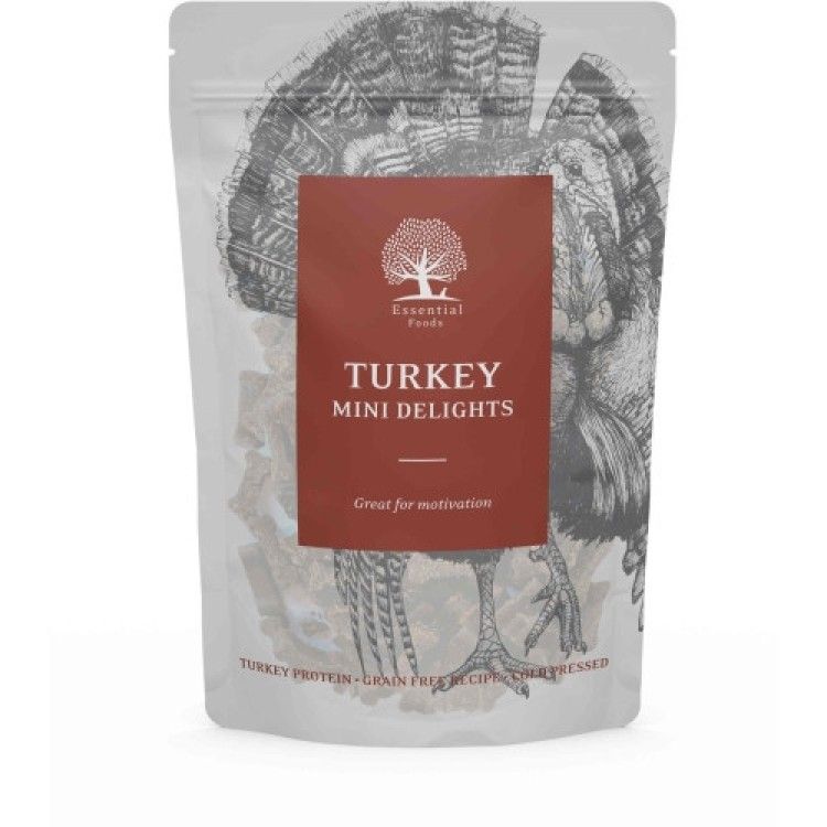 Recompense caini, Essential Mini Delights Curcan, 100 g (Delicii - Caini)
