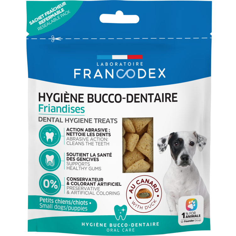 Francodex, recompense pentru igiena dentara, catelusi, 75 g (OTC)