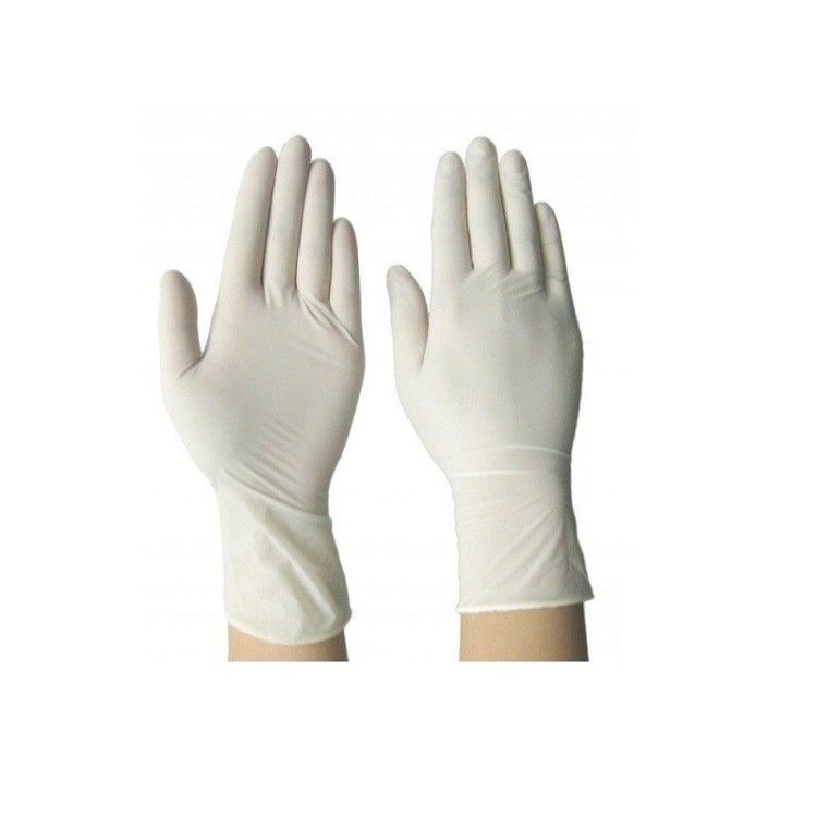 Manusi examinare din latex, pudrate, 100 buc/set-S