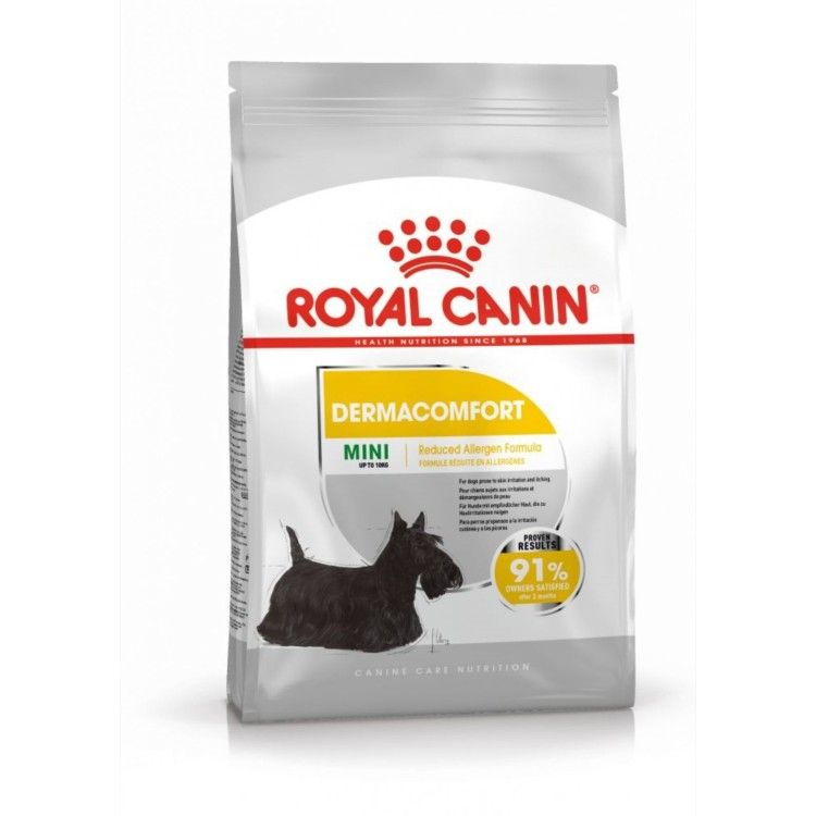 Royal Canin Dermacomfort Adult hrana umeda caine, prevenirea iritatiilor pielii (pate), 12 x 85 g 