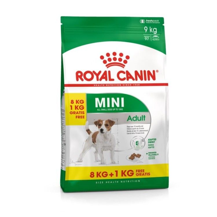 Royal Canin Mini Adult 8 Kg + 1 kg CADOU