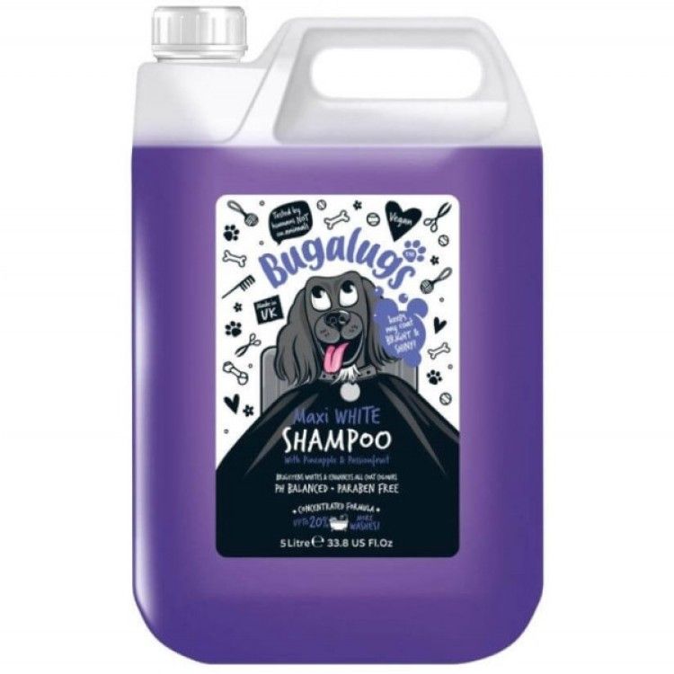 Sampon Caini, Bugalugs Maxi White, 5 L (Sampoane)