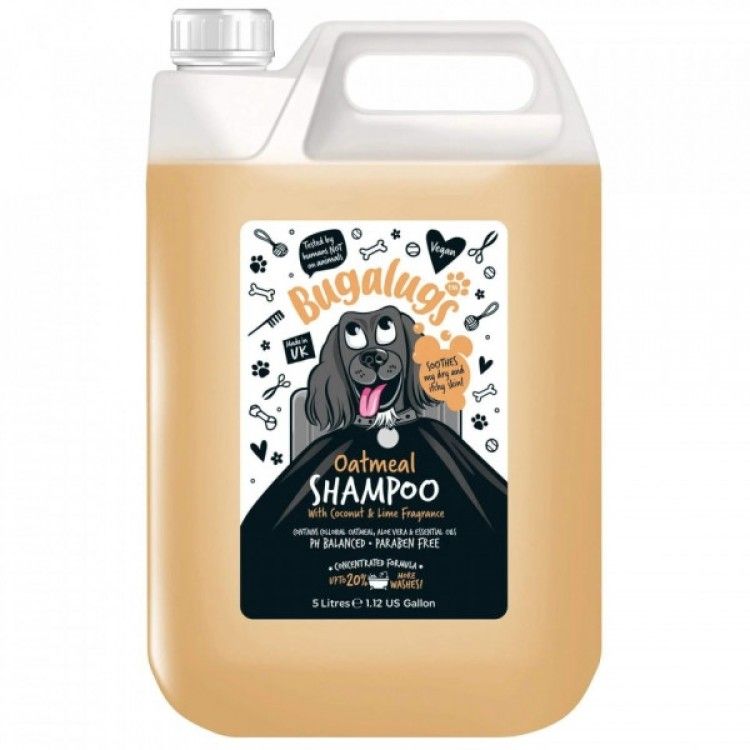 Sampon Caini, Bugalugs Oatmeal, 5 L (Sampoane)