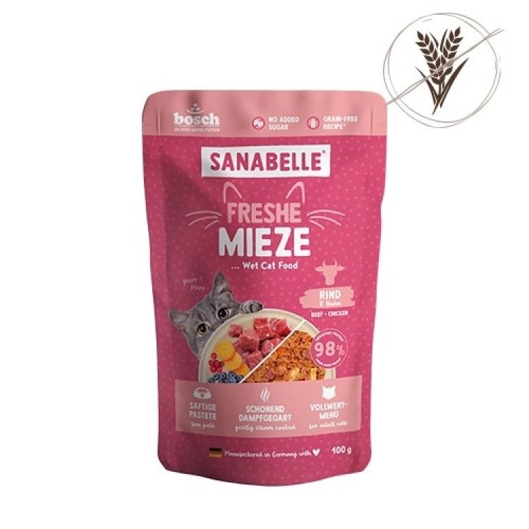 Hrana umeda pisici, Sanabelle, Vita si Pui, 100 g (Hrana Umeda - Pisici)