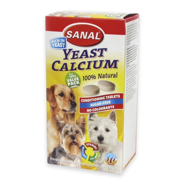 Sanal Dog Yeast Calcium 400 tablete