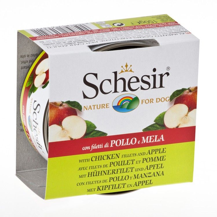 Schesir Dog Fruit Pui/ Mere, 150 g