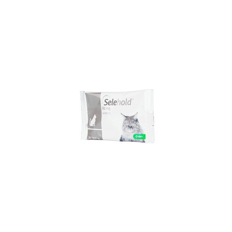 Selehold Cat 60 mg  ml (7.6 - 10 kg), 3 x 1 ml