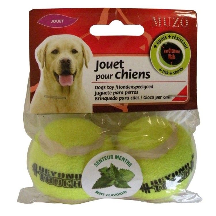 Set doua mingi tenis mentolate mari, MUZO (Jucarii - Caini)