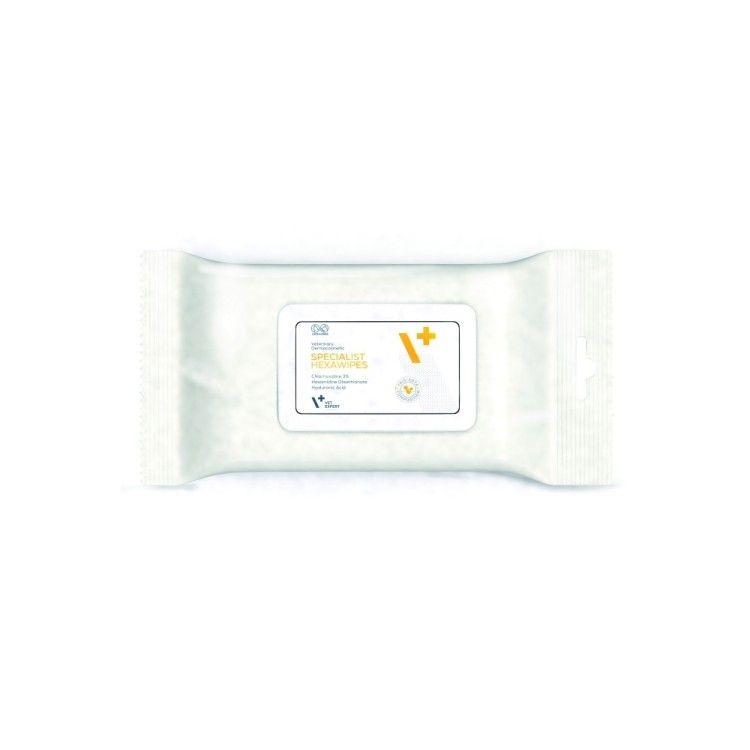 VetExpert Specialist Hexawipes, Servetele Umede, 40 buc (Igiena - Caini)