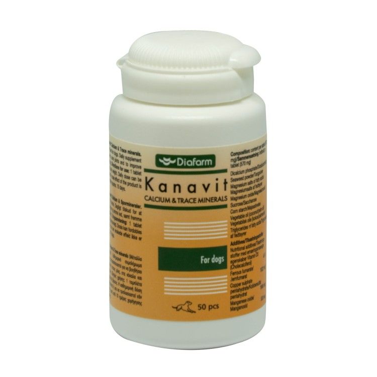 Kanavit Calciu & Trace mineral, 50 tablete (OTC)