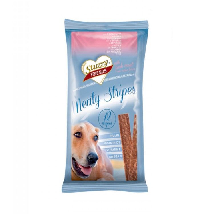 Stuzzy Snack Dog Meaty Stripes, 12 buc