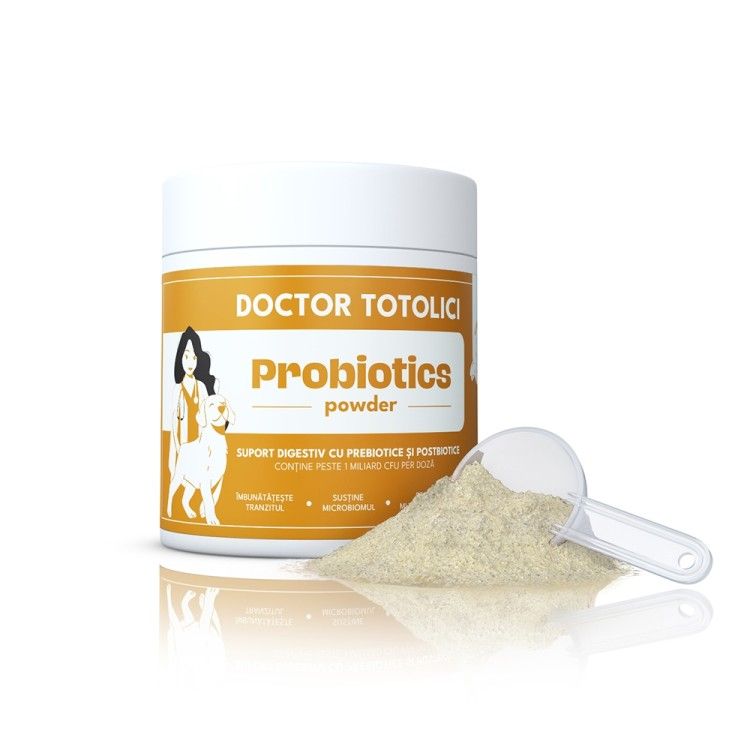 Supliment pentru digestie Doctor Totolici Probiotics, 100 g (OTC)