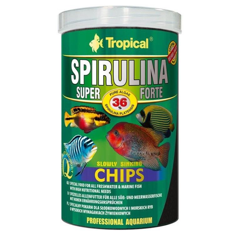 TROPICAL SUPER SPIRULINA FORTE CHIPS 100ML/52GR