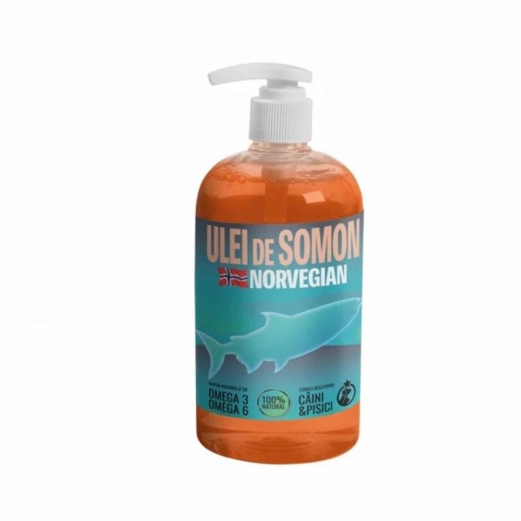 Ulei de somon norvegian, 500 ml (OTC)