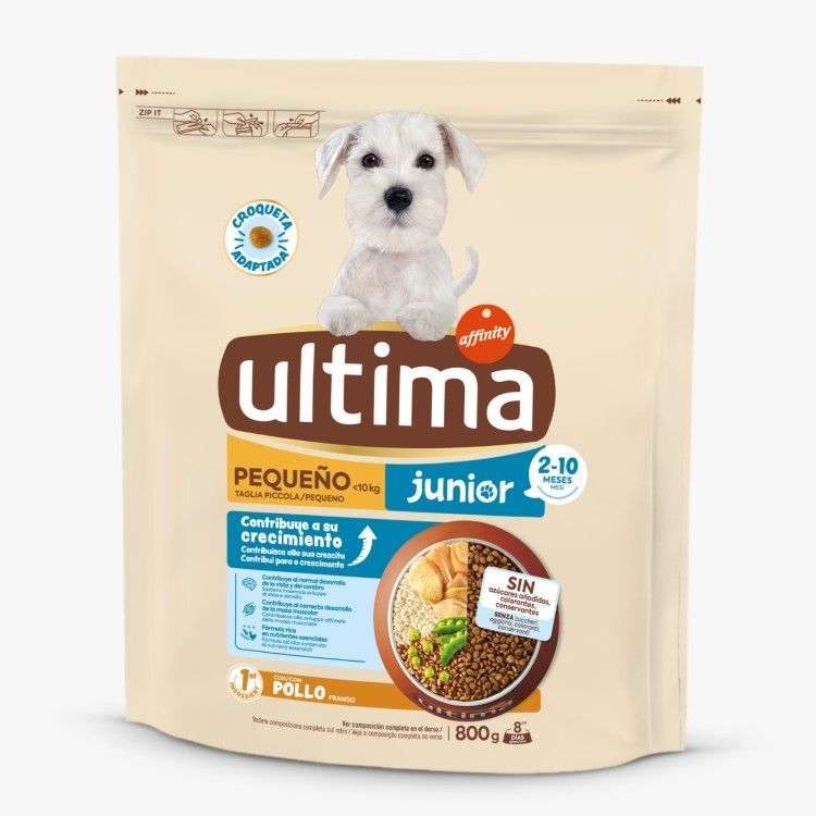 Hrana uscata caini, Ultima Dog, Mini Junior Pui, 800 g (Hrana Uscata - Caini)