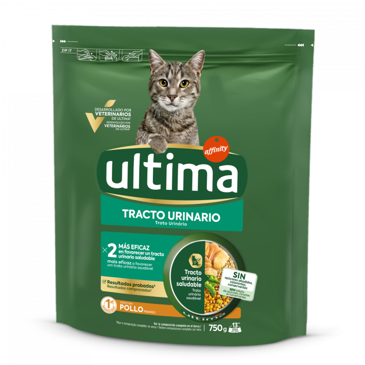 Hrana uscata pisici, Ultima Cat, Adult, pentru Tractul Urinar, 750 g (Hrana Uscata - Pisici)