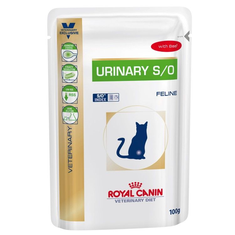 Royal Canin Urinary Beef Cat 12 plicuri x100 g plic