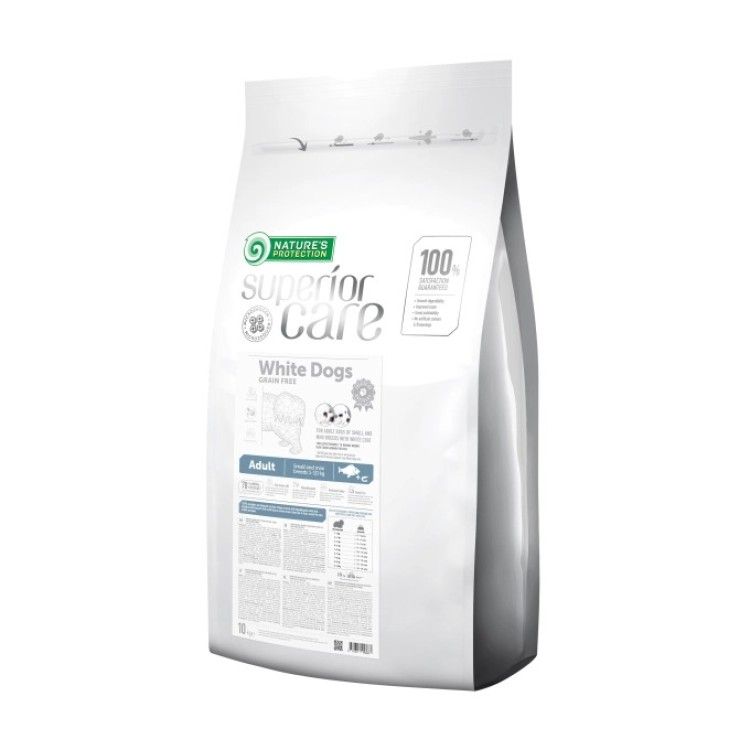 Nature's Protection Superior Care White Dogs Grain Free White Fish Adult Small & Mini Breeds 10 Kg