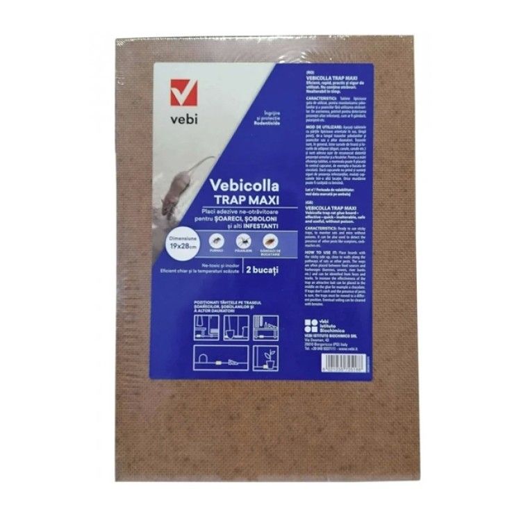 Placi adezive rozatoare Vebicolla, Vebi, 2 buc/ 19x28 cm (Fitosanitare)