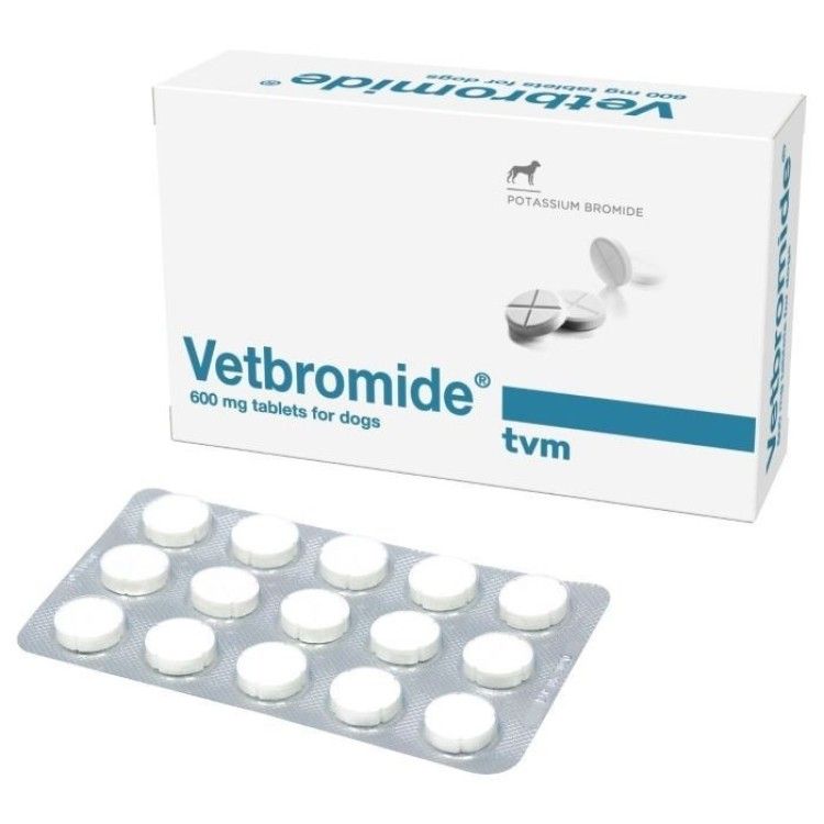 Agent antiepileptic, Vetbromide, 600 mg/ 60 tablete (OTC)