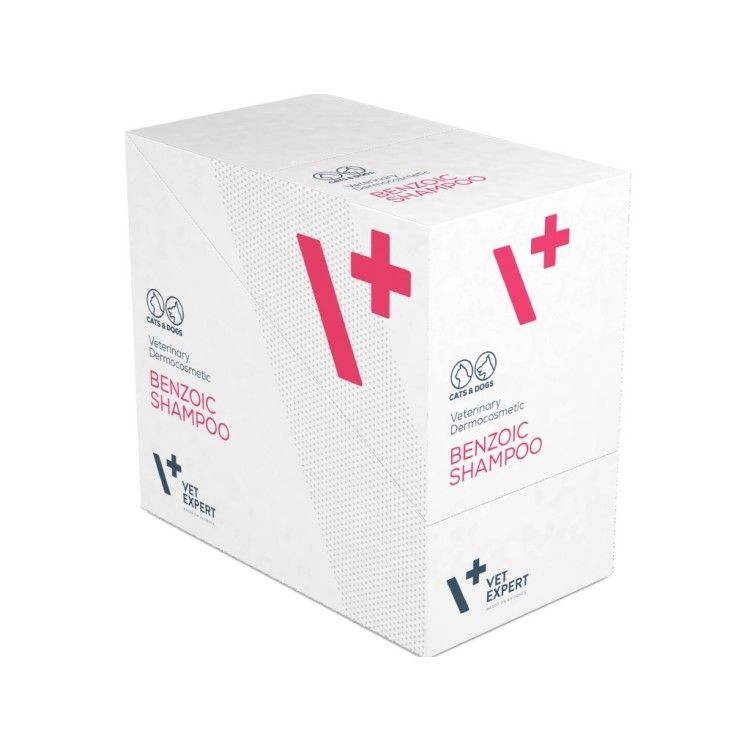 VetExpert Sampon Benzoic, 20 plicuri x 15 ml (Sampoane)