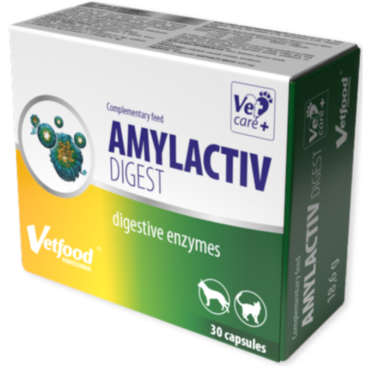VetFood Amylactiv Digest, 30 capsule