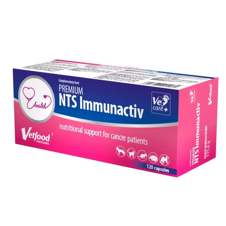 VetFood NTS Diet Immunactiv Anticahectic, 120 capsule (Farmacie)
