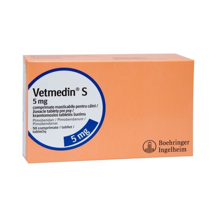 spur Book brain Vetmedin 5 mg, 50 comprimate masticabile caini: 223,65 RON - PetMart PetShop