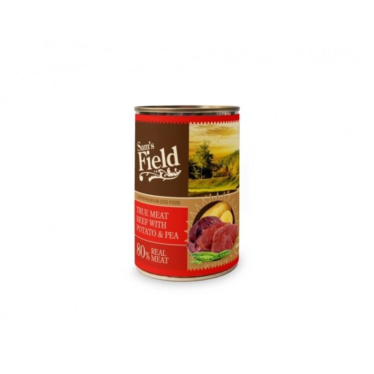 Sam´s Field True Meat Beef with Pumpkin & Pea, 400 g