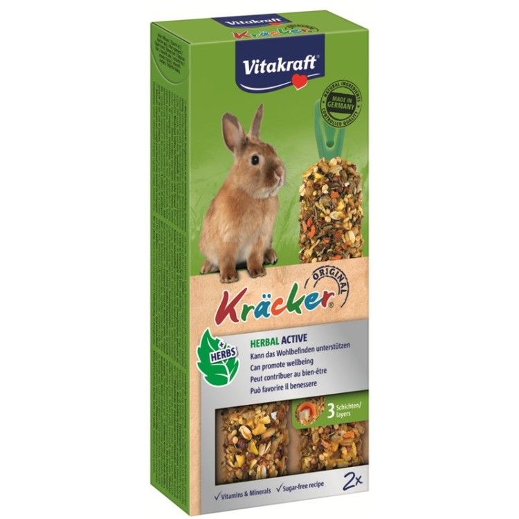 Vitakraft Baton Iepuri Herbal Vitakraft, 2 buc