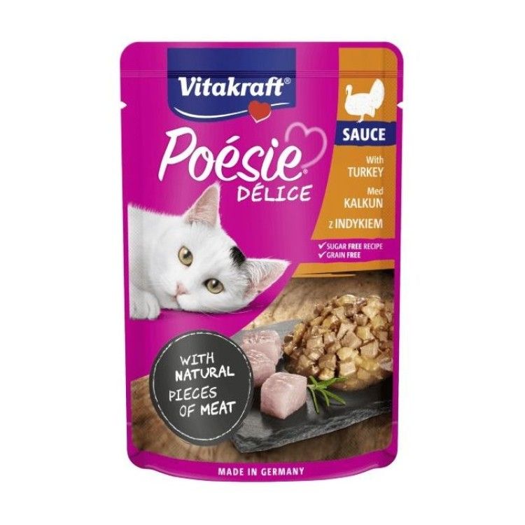 Vitakraft Plic Poesie, Pui File in Sos, 85 g