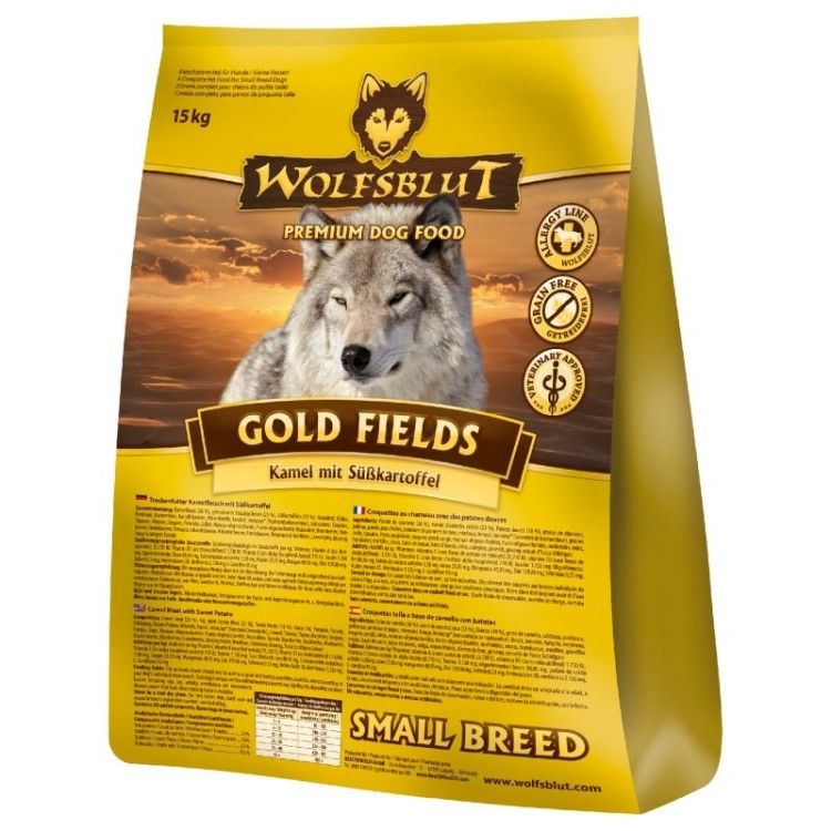 Wolfsblut Gold Fields Small Breed, 15 kg