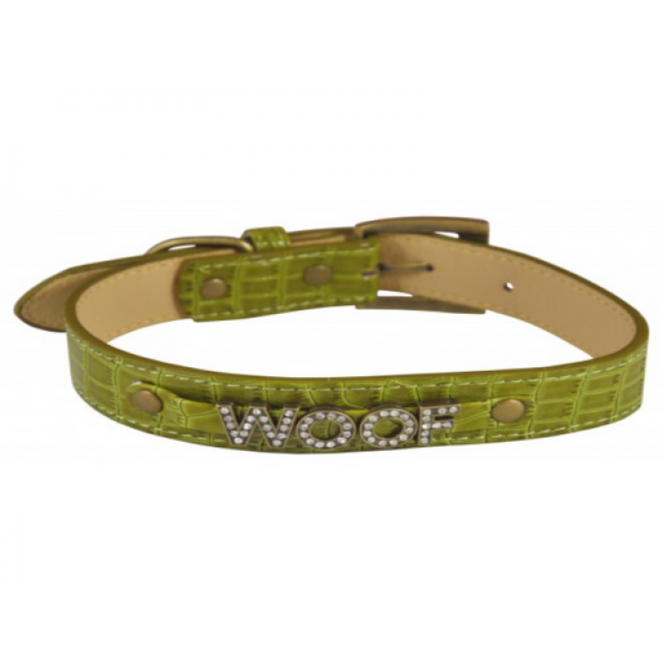 Zgarda WOOF M Verde