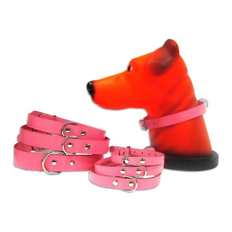 Zgarda Pet Expert Clasic 1,0x27cm Roz Nr.0