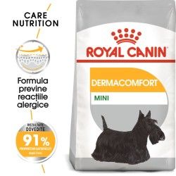 Royal Canin Mini Dermacomfort hrana uscata caine, prevenirea iritatiilor pielii, 3 kg