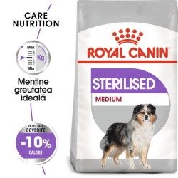 Royal Canin Medium Sterilised Adult hrana uscata caine sterilizat