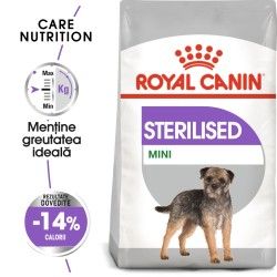 Royal Canin Mini Sterilised Adult hrana uscata caine sterilizat, 1 kg