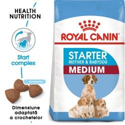 Royal Canin Medium Starter Mother & Babydog, mama si puiul, hrana uscata caine