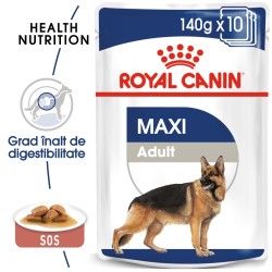 Royal Canin Maxi Adult hrana umeda caine (in sos), 10 x 140 g