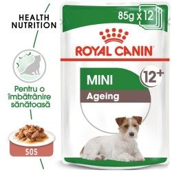 Royal Canin Mini Ageing 12+  hrana umeda caine senior (in sos), 12 x 85 g