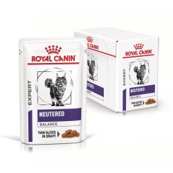 ROYAL CANIN Neutered Weight Balance, formula veterinara, plic hrana umeda pisici, managementul greutatii, 12x85 g